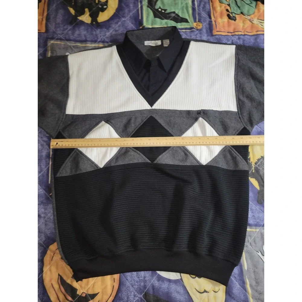 Vintage Collared Sweater Men's XLT Grandpacore ‎ Alexxus 160